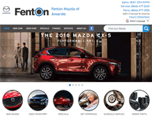 Tablet Screenshot of fentonmotorsofamarillo.com